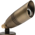 GLE Premium Brand Antique Brass Landscape Spotlights - 12 Volt - Outdoor Uplight LED Wired Spot Lights IP65 Waterproof Antique Bronze for Exterior Garden Yard Tree House Without MR16 Bulb (20 Pack)