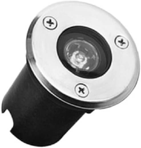 YSJX Lights Pack of 12 LED Landscape Spotlight AC90-265v 1w/3w/5w Diameter 65/80/100mm Ground Buried Garden Lamps Household Bulbs(Natural White3W)