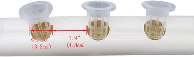 Wall-Mounted Hydroponic Grow Kit 36 Plant Sites Hydroponics Planting System 4 PVC-U Pipes Hydroponic Gardening Indoor System with 110V Water PumpPlanting SpongeHose