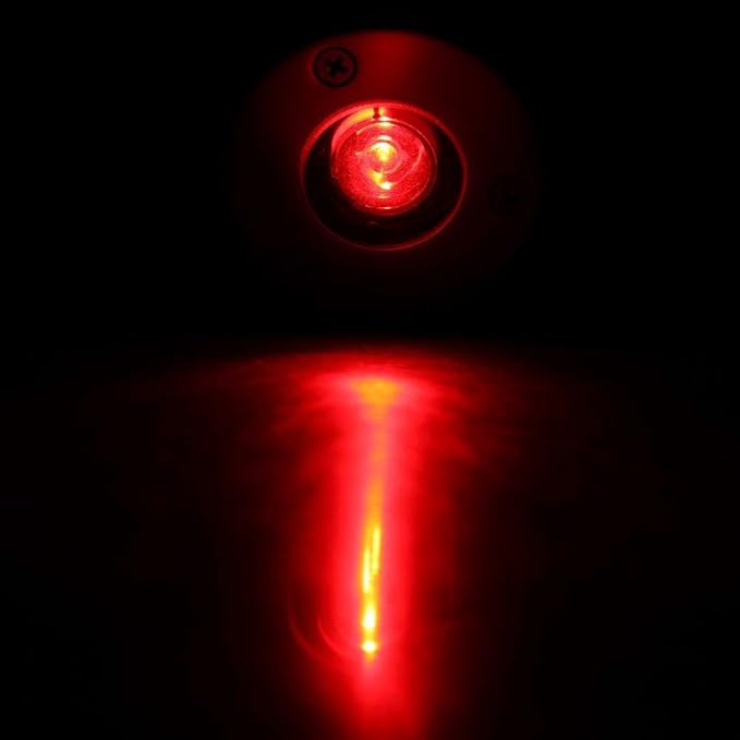 Waterproof 5W LED Underground Light Lamp AC85-265VAC Outdoor Garden Path Buried Yard Lamp Landscape Spot Lights (Red)