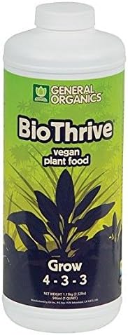 General Organics Bio Thrive Grow 32 oz ounce Quart qt - organics biothrive .#GH45843 3468-T34562FD321987