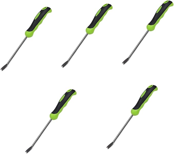 5pcs Handheld Weed Puller Tool for Garden Ergonomic Design Manual Weeder for Weed Removal Lawns and Flower Beds