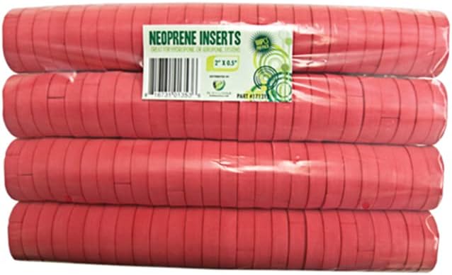2” Neoprene Foam Inserts for Hydroponics Growing System Clone Machine Propagation Indoor Gardening 100 Pack Red