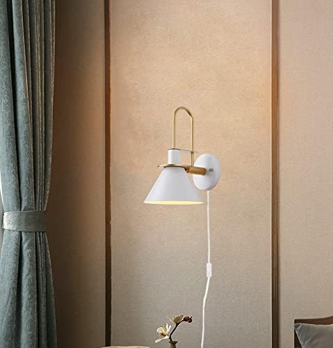Hook Type Wall Mounted Plant Light Full Spectrum 4500K 10W Adjusted Angle &amp Light Beam Range 15°-60° Modern White Metal Wall Lamp for Indoor Growing Plants Flowers