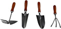 4pcs Mini Garden Tool Set Thickened Iron Shovel for Transplanting Weeding and Cultivating Lightweight Handheld Gardening Tools for Planting and Outdoor Use