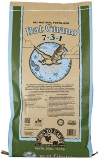 Ernst Grain's Down to Earth Organic Bat Guano Fertilizer Mix 7-3-1 25lb