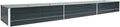 vidaXL Garden Raised Bed - Galvanized Steel 189x31.5 Rectangular Planter Pot for Outdoor Garden Patio Deck - Anthracite