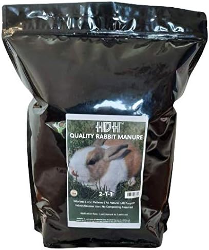 HDH Quality Rabbit Manure 2-1-1 10 lb Bag of Dry Pellets
