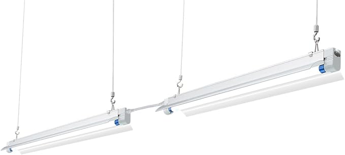 Grow Light Strip 24W 2ft Length 6500K Full Spectrum 2-Pack with Reflector