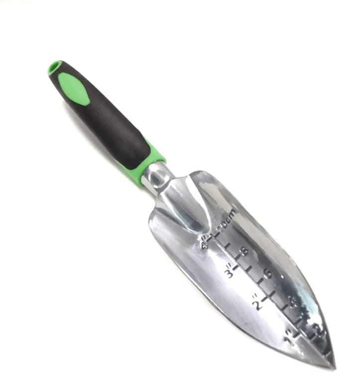 Garden Tools SetErgonomic Hand Digging Weeder Rake Shovel Trowel -Gift for Women and Men(Beige)