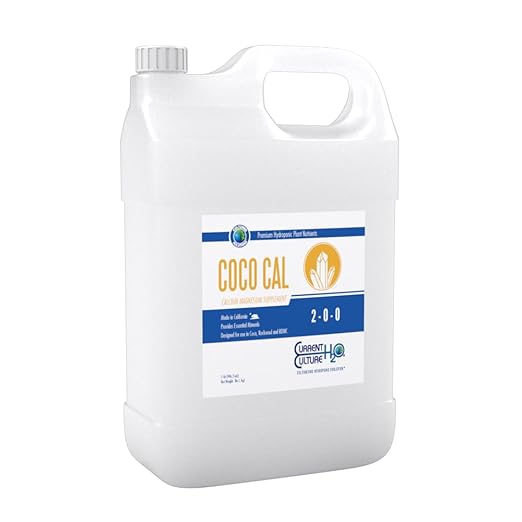 Coco Cal - Cal/Mag | Pure Liquid Fertilizers | Crystal Clear Blends | Consistently pH Stable | Developed for Hydroponic Applications - Quart Size
