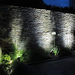 T-SUNUS Halloween Solar Spotlights Cold White 6000K IP65 Waterproof 2-in-1 Outdoor Landscape Spot Lights Garden Light for Flag Christmas Tree Yard Driveway Porch Walkway Patio Statue Graveyard 4 Pack
