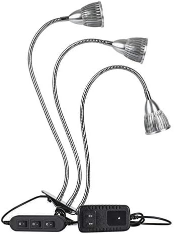 Three-Head Clip led Plant Light Full Light Plant Growth Light Three-Tube Plant Fill Light (Double Head)