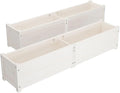 vidaXL Garden Raised Beds Pack of 2 White 150 x 31 x 31 cm Solid Pine Wood