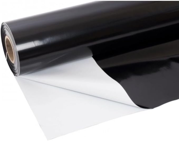 Farm Plastic Supply - Dura-Smooth Hydroponics Plastic Liner 20 mil Black/White - Hydroponic Growing Kit Hydroponic Liner Hydroponics Hydroponic Growing Pond Liner Durasmooth (6' x 50')