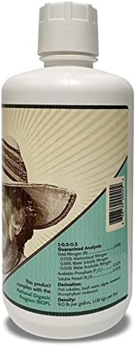 Amigo Bob's Organics 32 Ounce Superfood Organic Fertilizer Concentrate 5-in-1 Soil Amendment - Seaweed Freshwater Algae &amp Whole Fish for Any Grow Use