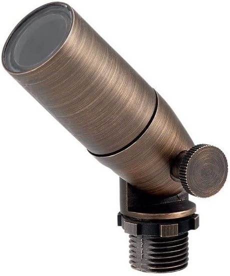Kichler 15483CBR Transitional One Light Landscape Accent from Cast Brass Collection in Brass Finish 5.00 inches