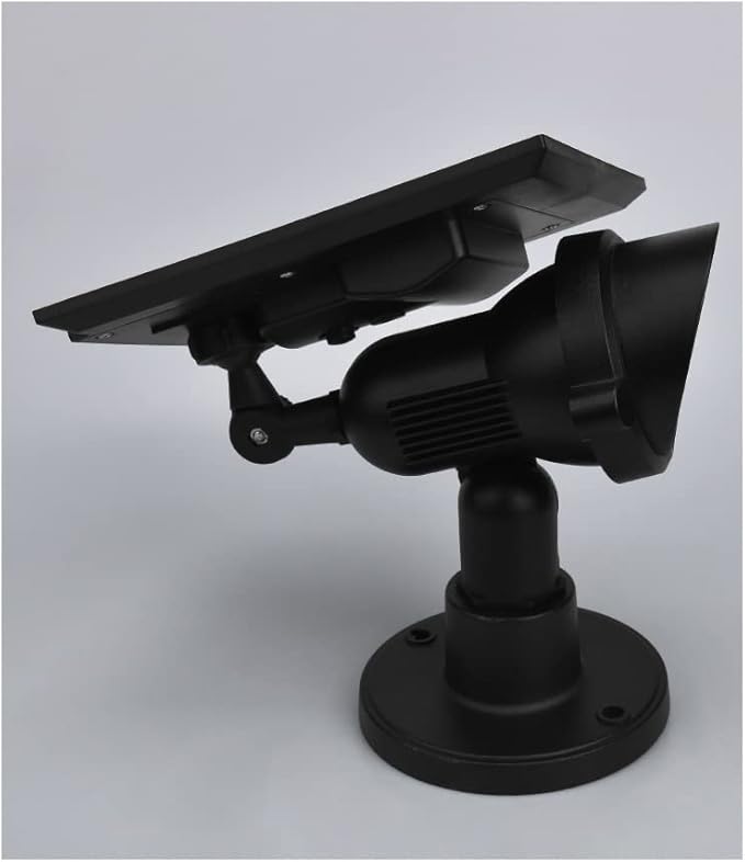 Outdoor LED Spotlight Waterproof Solar Spot Lights with Bracket Security Tree Light-Operated Adjustable IP65 Clip Lamp for Granary Courtyard Garden Pathway Landscape HWD0173