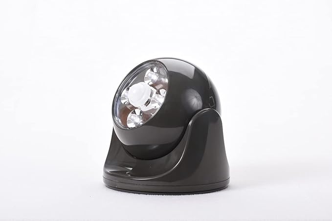 Maxsa Innovations 40252 Battery-Powered Motion Activated Wirelessly Linkable Outdoor Lighting Black