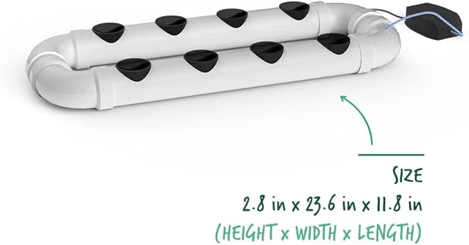 Grower Cloner DWC 8 Plant Hydroponic Starter &amp Cloning Kit with Aeration System