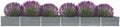 Garden Raised PlanterGarden BedGalvanized Raised Garden BedPlanter Raised bedsGalvanized PlanterBed Galvanized Steel 236.2x31.5x17.7 Gray