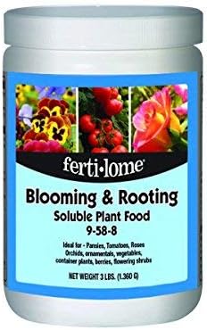 Fertilome Blooming &amp Rooting Soluble Plant Food 9-59-8 3 Pounds