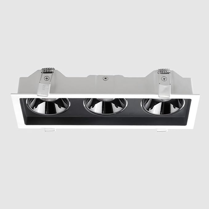 Led Ceiling Spotlight 3 Way Recessed Spotlighting Modern Rectangular Spotslamp Directio l Spotlights Accent for Kitchen Bedroom Hallway Living Room