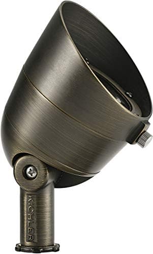 Kichler 16157CBR27 Transitional Accent from Landscape LED Collection in Brass Finish 3.50 inches