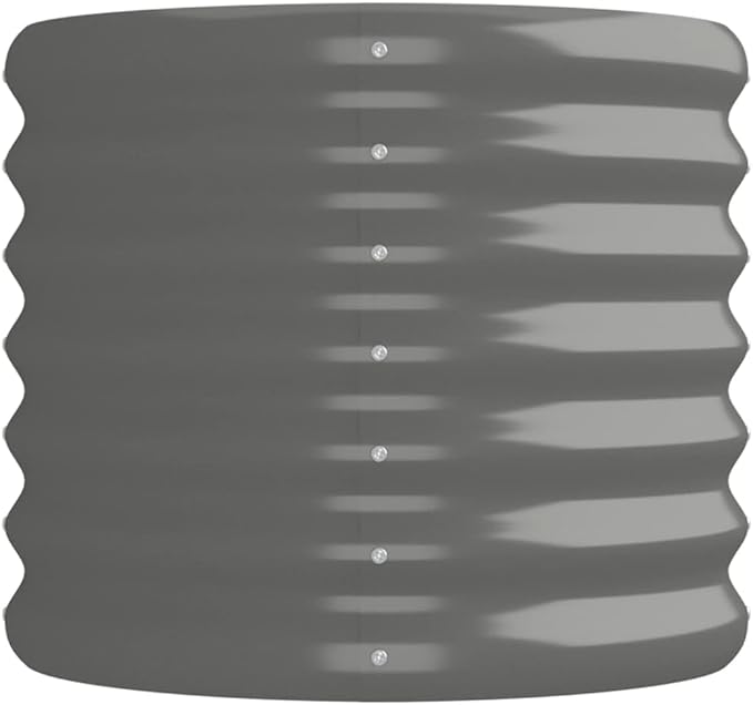 Garden Raised Bed Powder-Coated Steel 59.8x15.7x14.2 GrayWeight:10.71lbs318869