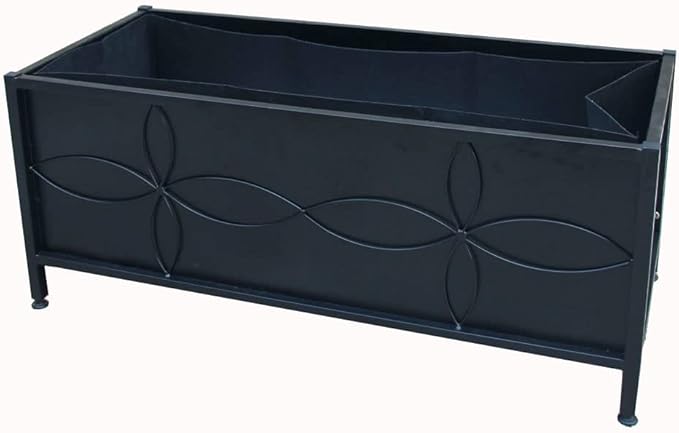 Zhongma Sturdy Raised Garden Bed with Inner Fabric Liners for Vegetables Flower Planter Box for Backyard Patio Balcony. Inner Size: 33.85x14.17x11 inch