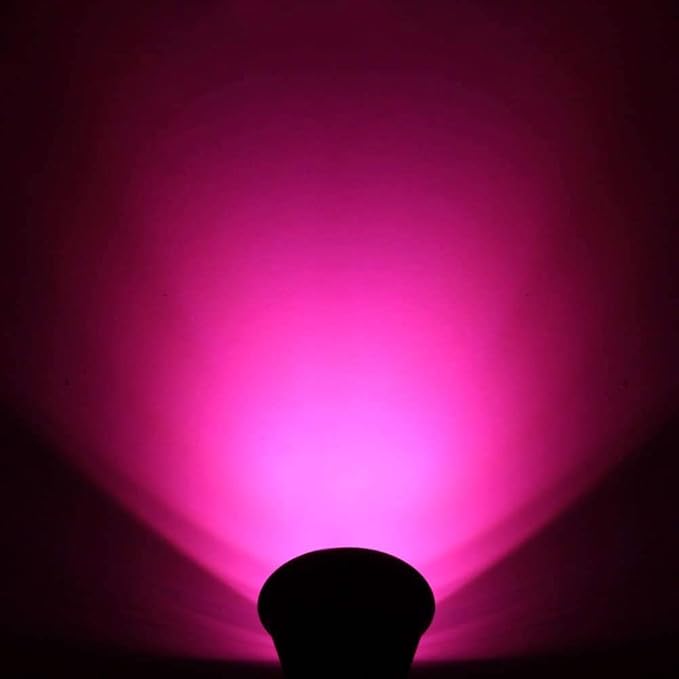 Solar Spotlights 4LED Solar Landscape Spotlights Solar Landscape Lights Waterproof 2-in-1 Multi Use Outdoor Wall Lights (Pink)