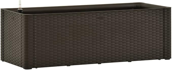 Garden Raised Bed PlanterGarden BedGalvanized Raised Garden BedPlanter Raised bedsGalvanized Planterwith Self Watering System Mocha 39.4x16.9x13