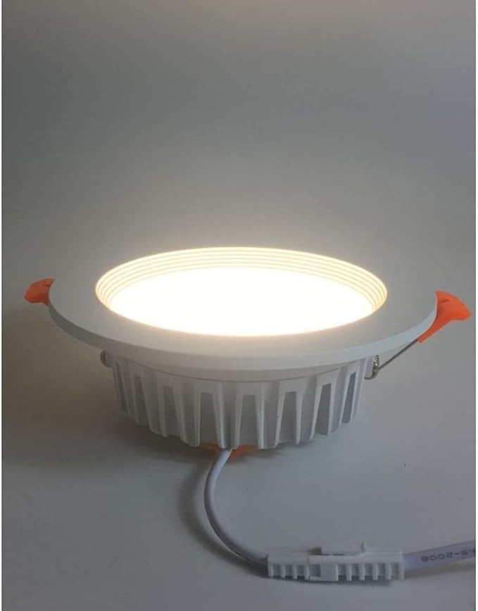 SHENSHENG-1pack Outer Diameter 10 Cm Ultra-Thin Recessed Lighting 5w with Junction Box Led Ceiling Light Daylight Indoor Spotlight Livingroom Aisle Balcony Dimmable Downlight