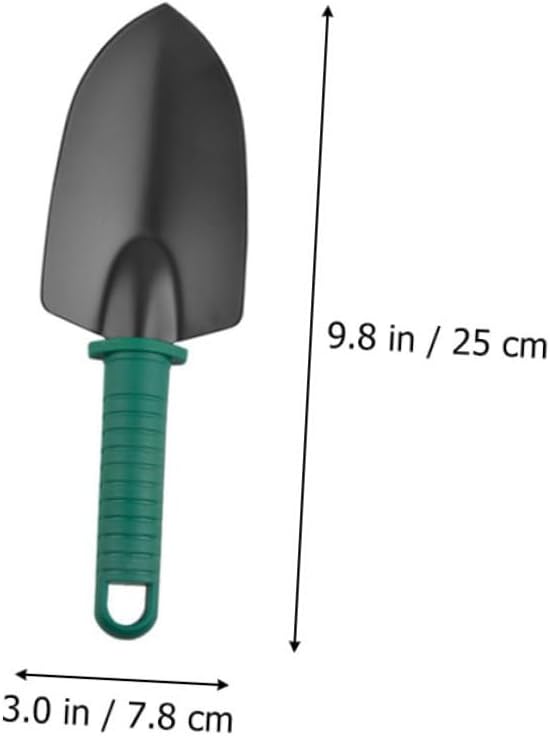 SUPVOX Stainless Steel Gardening Shovel and Rake 5pcs Garden Tool Set with Carrying Case for Planting and Outdoor Lawn Care