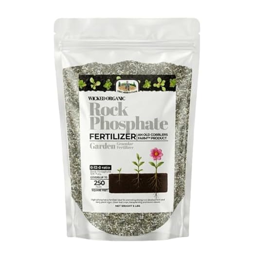 Old Cobblers Farm™ Wicked Organics 0-12-0 Fertilizer - Rock Phosphate - Boosts Roots Flowering Fruiting &amp Soil Health for Gardens (5 lbs | 10 lbs | 15 lbs | 20 lbs) (15 lbs)