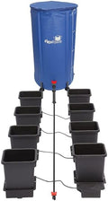 AutoPot 8 Pot System (3.9 Gallon Plastic Pots) (*Includes AIRBASES &amp AIRDOMES) Self-Watering Gravity-Fed Hydroponic System (8Pot - 3.9 Gallon - 25 Gallon FlexiTank)
