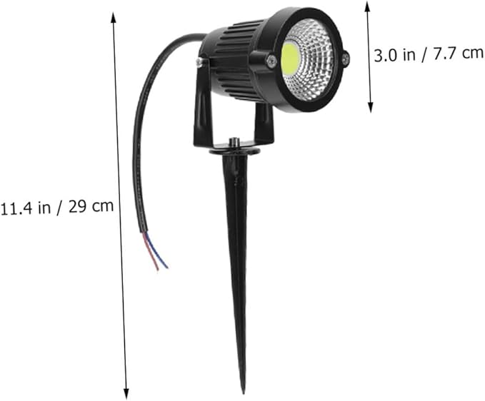 2pcs Creative Led Landscape Light In-ground Decorative Light for Garden and Pathway Cob Outdoor Lighting Easy Installation
