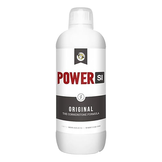 PowerSi Original 1L – Premium Silica Supplement for Stronger Plants &amp Maximum Nutrient Uptake – Enhances Growth Resilience &amp Yield – Highly Concentrated &amp Fast-Acting