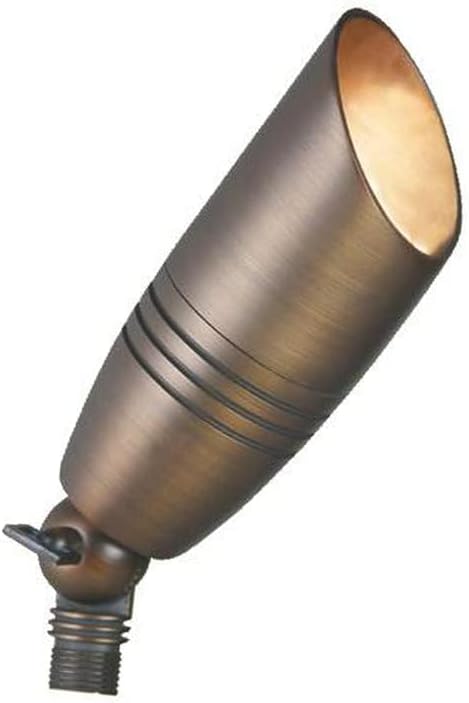 Liberty LBE-17 Solid Brass Low Voltage Spot Light - LED Compatible Landscape Light Fixture Antique Bronze Finish