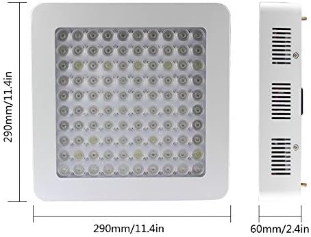 4pcs 1200w Newest led Plant Grow Light Waterproof led Grow Lights for Medical Plants with Independent Switch for Growing and Flowering Period (1200w 4pcs)