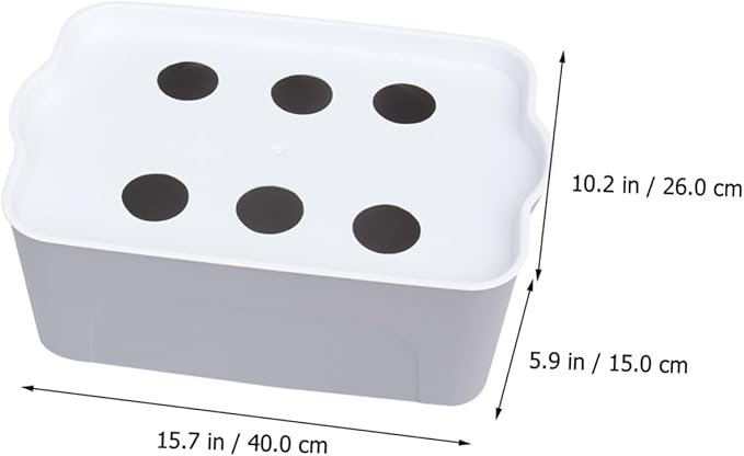 1pc Hydroponic Planting Box Soilless Growing Machine for Indoor and Balcony Use Automatic Plastic Vegetable Nursery High Budding Rate Pollution Hydroponics System Silent Version