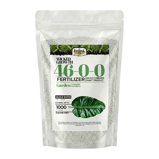Old Cobblers Farm™ Wicked Growth 46-0-0 Fertilizer - Eco-Conscious Formula for Thriving Gardens and Farms and for Greener Healthier Plants (5 lbs | 10 lbs | 15 lbs | 20 lbs) (20 lbs)