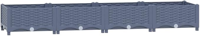 YAFF Raised Bed 63x15.7x9.1 Polypropylene (13.86lbs)