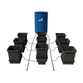 AutoPot 9 Pot System with 3.9 Gallon Plastic Pots and 25 Gallon FlexiTank - Self-Watering Gravity-Fed Hydroponic Systems (9Pot - 3.9 Gallon - 25 Gallon FlexiTank)
