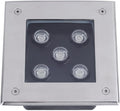 5W LED Embedded Underground Light IP55 Waterproof Outdoor Garden Landscape High Bright Recessed Lamp Buried LED Lighting for Garden Decoration Spotlight Fittings