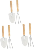 3sets Garden Tools Gardening Tools Set Rake Trowel for Efficient Planting Comfortable Grip for Soil Loosening and Weeding for and Vegetable Planting