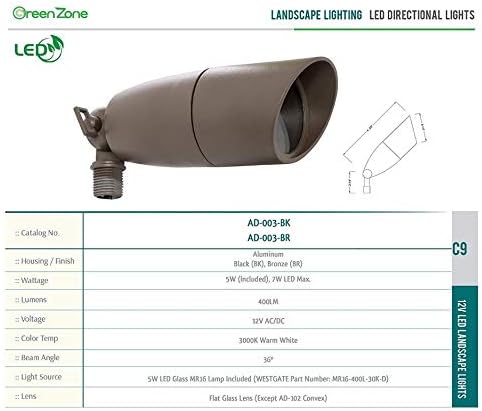 Westgate LED Landscape Light AD-003-BR-LEDB