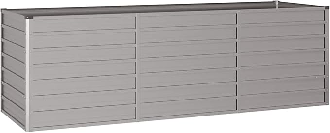SKM Garden Raised Bed Rusty Corten Steel Large DurableBrown (Weight 52.78LBS)