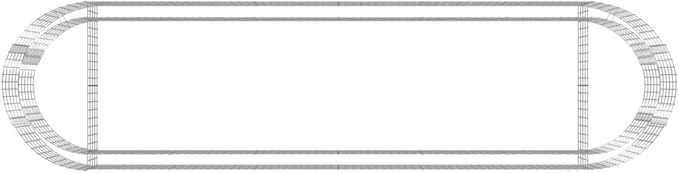 SKM Gabion Raised Bed Galvanised Iron 400x100x50 cm (Weight-27KG)