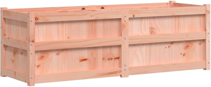 Wooden Raised Garden Bed Garden Planter Box Outdoor Wood Raised Garden Bed for Planting Plants Vegetables 59.1x19.7x19.7 Solid Wood Douglas-251